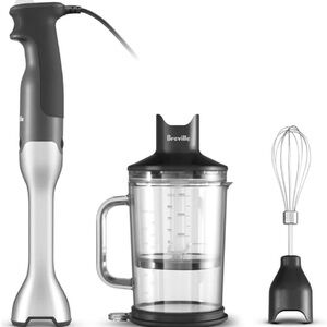 Breville Black and Silver Immersion Blender Set